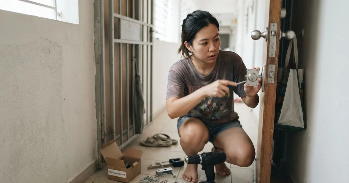 Can you change the locks in a rented HDB flat or condo in Singapore