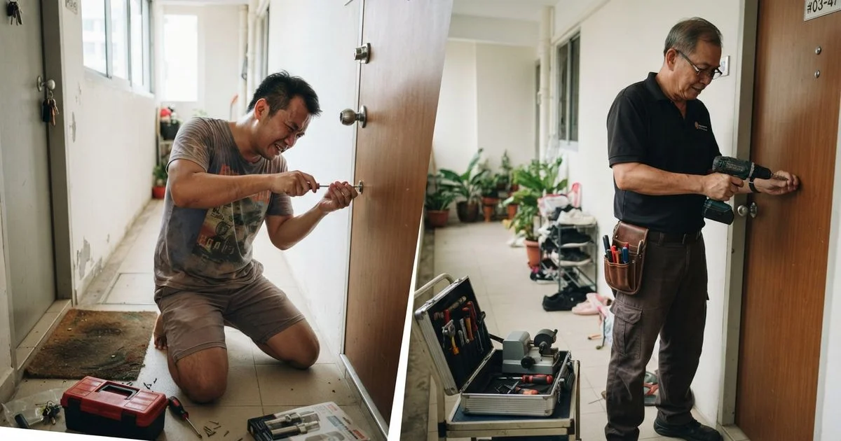 DIY lock change or call a locksmith? A Singapore homeowner's guide