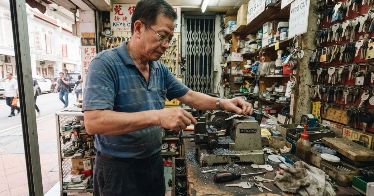 How key cutting actually works and how long it takes in Singapore
